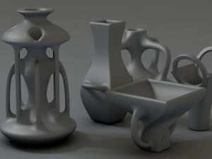 jarra de cer&acirc;mica Modelo 3D