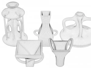 jarra de cer&acirc;mica Modelo 3D