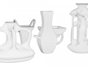 jarra de cer&acirc;mica Modelo 3D