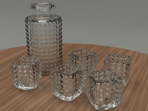 whiskey glasses 3Dモデル