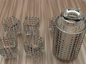 bicchieri di whisky Modello 3D