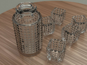 whiskey glasses 3D 模型