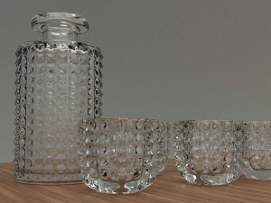 whiskey glasses 3D 模型