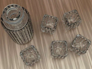 bicchieri di whisky Modello 3D
