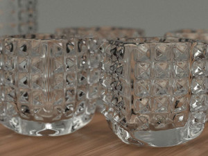whiskey glasses 3D 模型