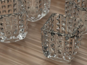whiskey glasses 3D 模型