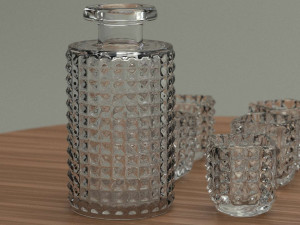 whiskey glasses 3D 模型