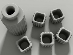 whiskey glasses 3D 模型