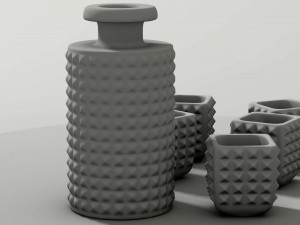 whiskey glasses 3D 模型