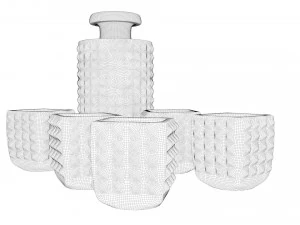 bicchieri di whisky Modello 3D