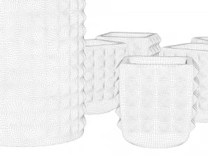 bicchieri di whisky Modello 3D