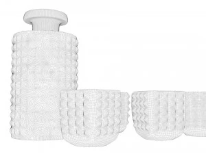 bicchieri di whisky Modello 3D