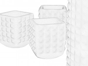 whiskey glasses 3D 模型