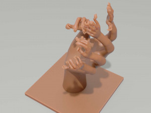 nested hands Modelo de impresión 3D