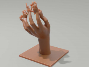 nested hands Modelo de impresión 3D