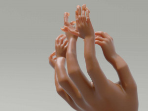 nested hands Modelo de impresión 3D