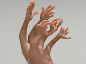 nested hands Modelo de impresión 3D
