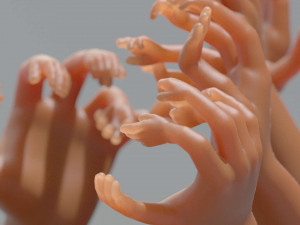 nested hands Modelo de impresión 3D