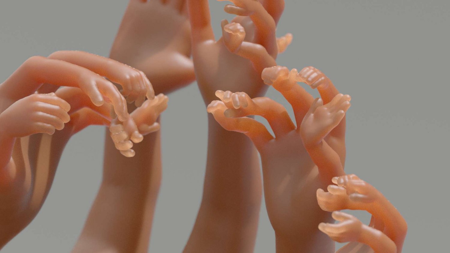 Tiny Hands 3d Stl Files, 3d Print Stl, Printable Stl (Instant