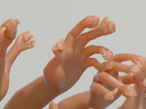 nested hands Modelo de impresión 3D