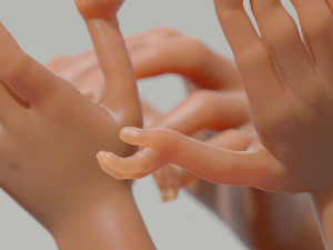nested hands Modelo de impresión 3D