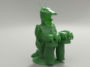 shiryu dragon cloth - 3d print model 3d print model Modelo de Impressão 3D