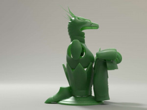 shiryu dragon cloth - 3d print model 3d print model Modelo de Impressão 3D
