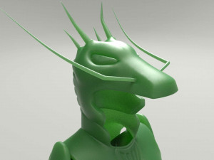 shiryu dragon cloth - 3d print model 3d print model Modelo de Impressão 3D