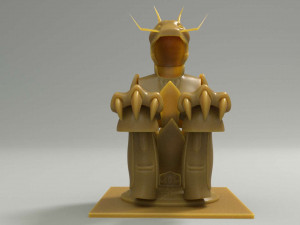 shiryu dragon cloth - 3d print model 3d print model Modelo de Impressão 3D
