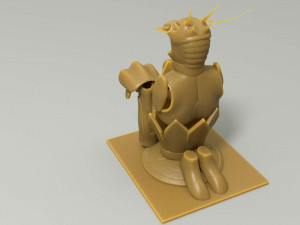 shiryu dragon cloth - 3d print model 3d print model Modelo de Impressão 3D