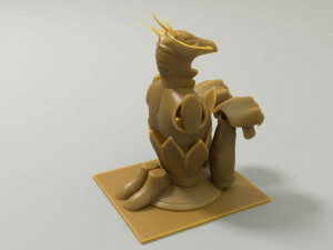 shiryu dragon cloth - 3d print model 3d print model Modelo de Impressão 3D