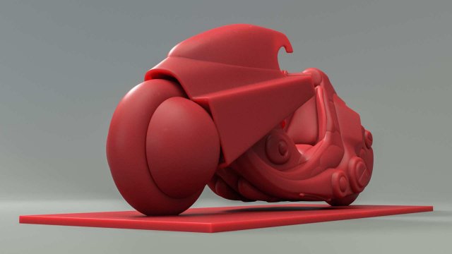 kanedas bike 3d print model Modelo de Impressão 3D .c4d .max .obj .3ds .fbx .stl .blend 