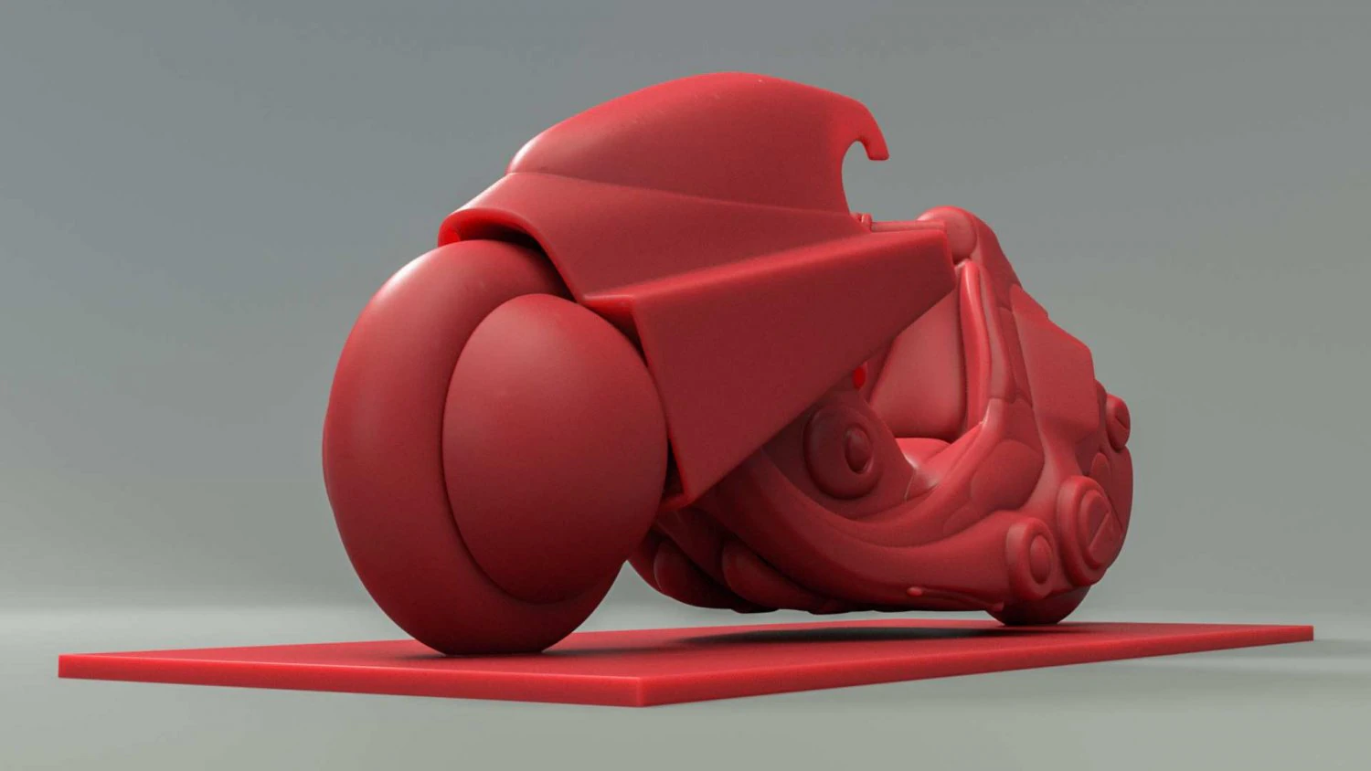 kanedas bike 3d print model 3D Print Model .c4d .max .obj .3ds .fbx .stl .blend 