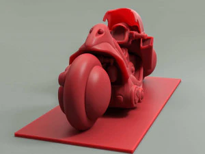 kanedas bike 3d print model 3D Print Model