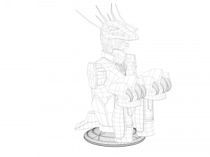 shiryu dragon cloth 3D मॉडल