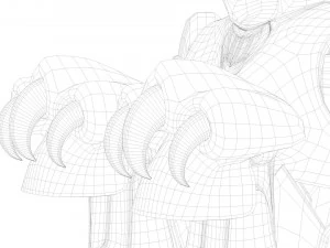 pano de drag&atilde;o shiryu Modelo 3D