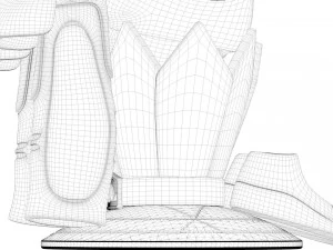 pano de drag&atilde;o shiryu Modelo 3D