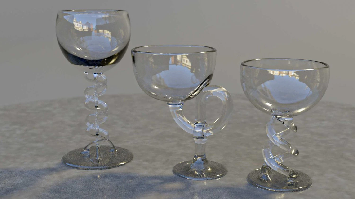 designed glasses 3D Model .c4d .max .obj .3ds .fbx .stl .blend