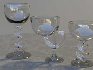 designed glasses 3Dモデル
