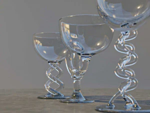 designed glasses 3D Model