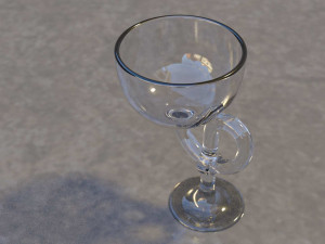 designed glasses 3D मॉडल