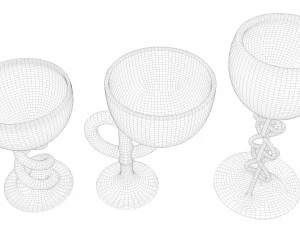 designed glasses 3D Model