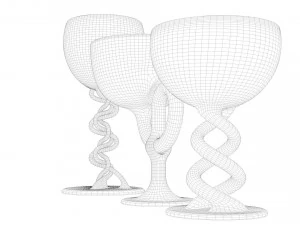 designed glasses 3D Model