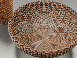 wicker baskets hight poy models 3D मॉडल