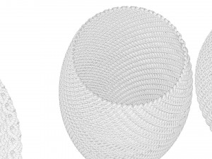 wicker baskets hight poy models 3D मॉडल