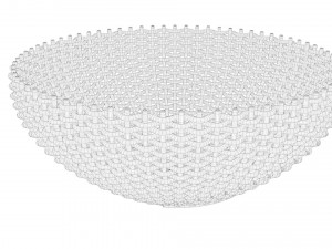 wicker baskets hight poy models 3D मॉडल