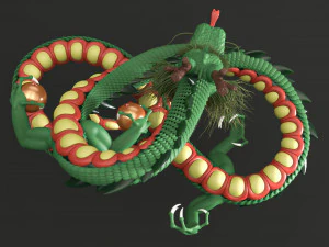 shenron from dragon ball 3D Model