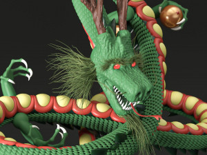 shenron from dragon ball 3Dモデル