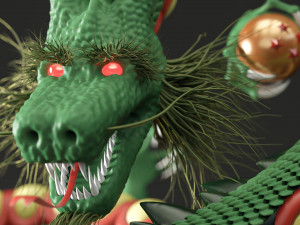 shenron from dragon ball 3Dモデル