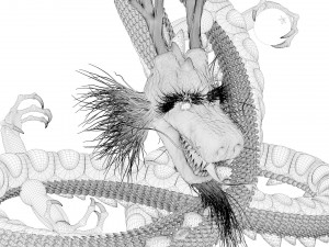 shenron from dragon ball 3Dモデル
